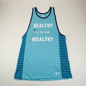 Under Armour tank top Healthy is the New Wealthy inspire tank New women size S